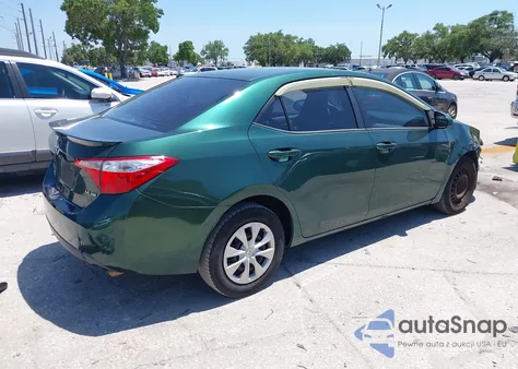 2016 Toyota Corolla Le Eco z USA, uszkodzony, nr VIN 2T1BPRHEXGC568815